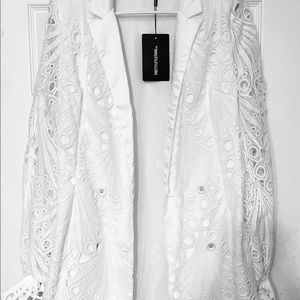 White blazer dress…